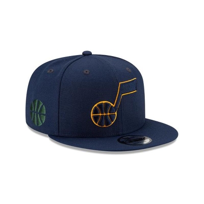 Sapca New Era Utah Jazz NBA Statement Edition 9FIFTY Snapback - Albastri